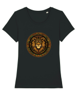 LEU GEOMETRIC FLORAL NATURA - TRADITIONAL AFRICAN Tricou mânecă scurtă guler larg fitted Damă Expresser