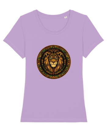 LEU GEOMETRIC FLORAL NATURA - TRADITIONAL AFRICAN Lavender Dawn