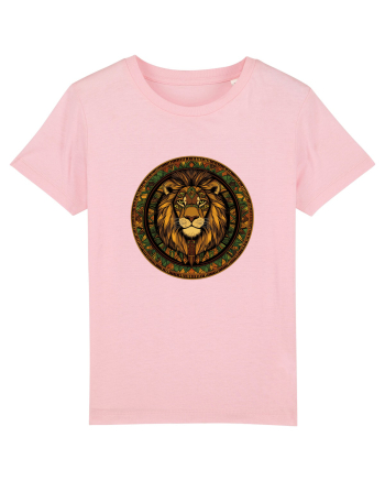 LEU GEOMETRIC FLORAL NATURA - TRADITIONAL AFRICAN Cotton Pink