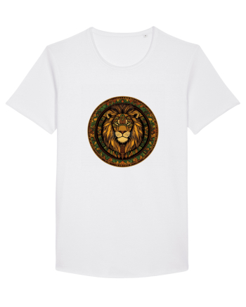 LEU GEOMETRIC FLORAL NATURA - TRADITIONAL AFRICAN White