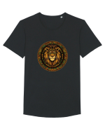 LEU GEOMETRIC FLORAL NATURA - TRADITIONAL AFRICAN Tricou mânecă scurtă guler larg Bărbat Skater