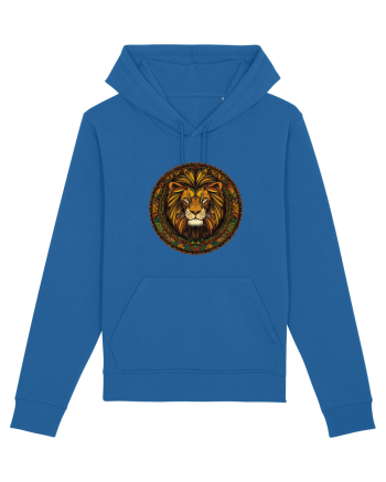 LEU GEOMETRIC FLORAL NATURA - TRADITIONAL AFRICAN 2 Royal Blue