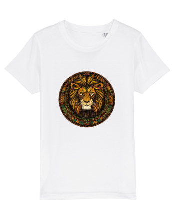 LEU GEOMETRIC FLORAL NATURA - TRADITIONAL AFRICAN 2 White