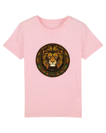 LEU GEOMETRIC FLORAL NATURA - TRADITIONAL AFRICAN 2 Cotton Pink