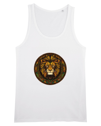 LEU GEOMETRIC FLORAL NATURA - TRADITIONAL AFRICAN 2 White