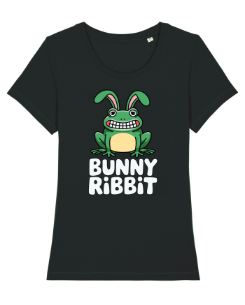Bunny Ribbit Rabbit | Funny Frog Black