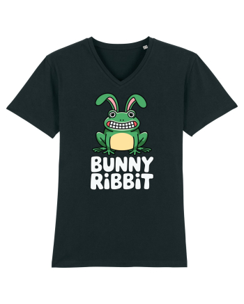 Bunny Ribbit Rabbit | Funny Frog Black