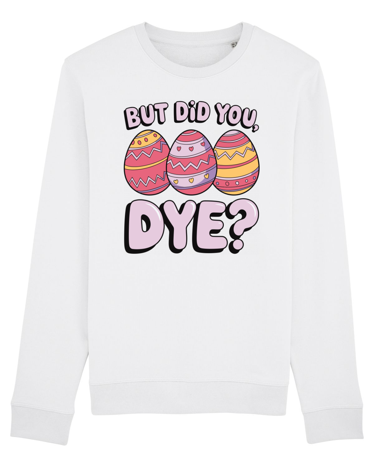 Bluză mânecă lungă Unisex Rise White