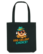 Egg-Cellent Choice! Sacoșă textilă