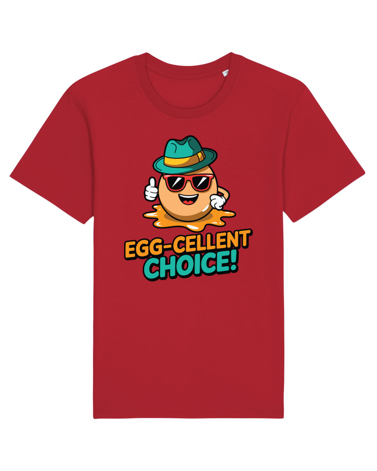 Tricou mânecă scurtă Unisex Rocker Red
