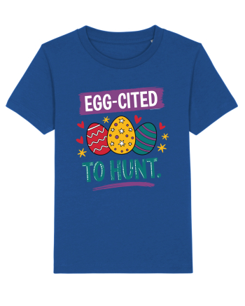 Egg-Cited To Hunt |  Cute Easter Egg Puns Majorelle Blue