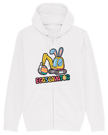 Eggscavator | Funny Toy Pun White