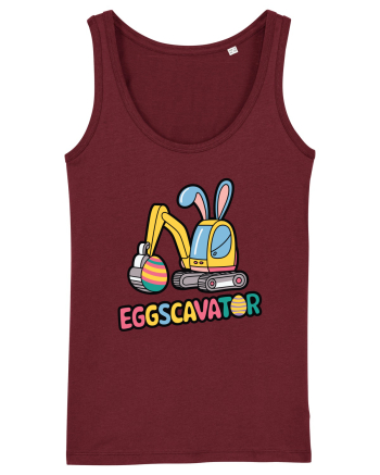 Eggscavator | Funny Toy Pun Burgundy