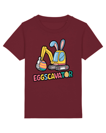 Eggscavator | Funny Toy Pun Burgundy