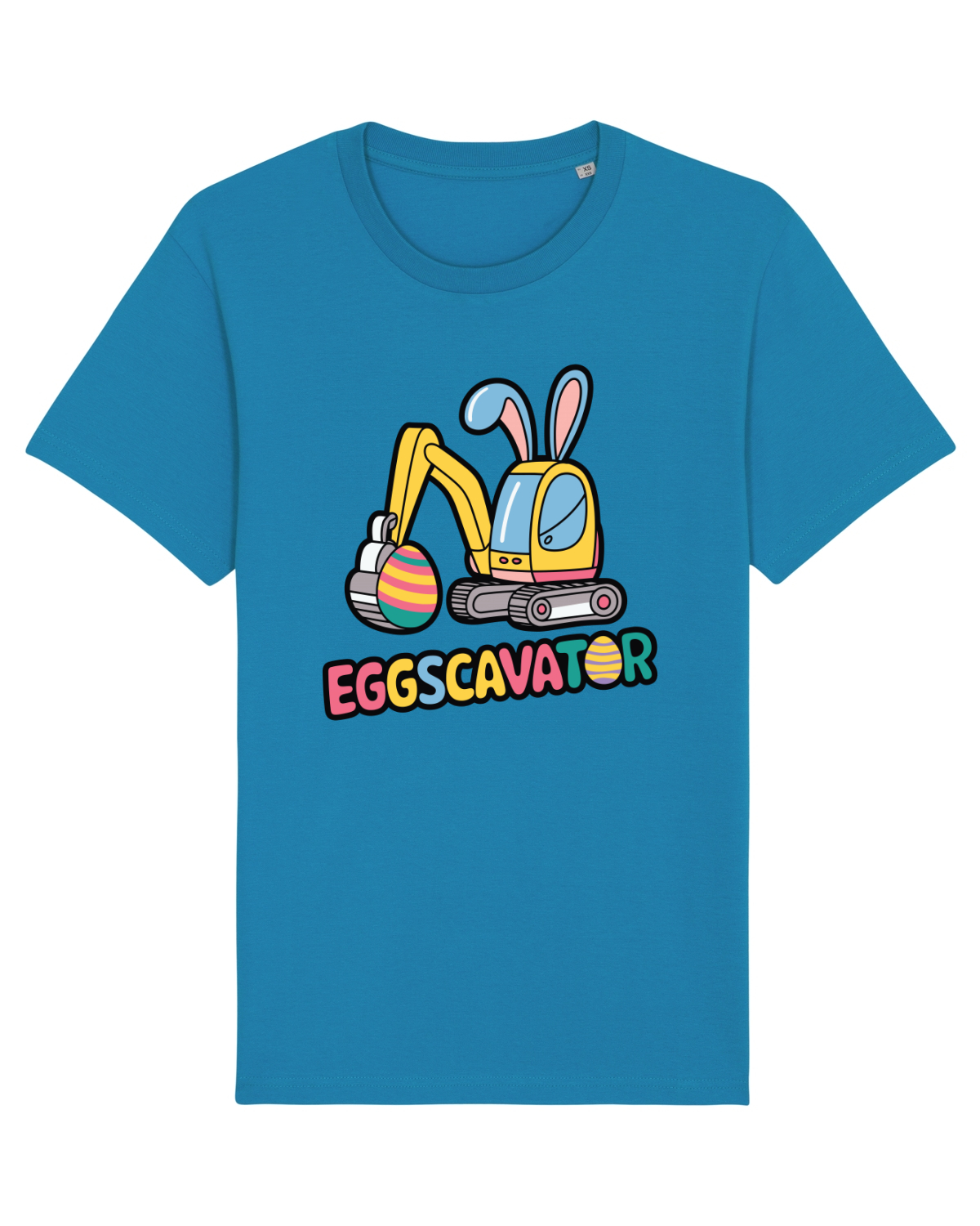 Tricou mânecă scurtă Unisex Rocker Azur