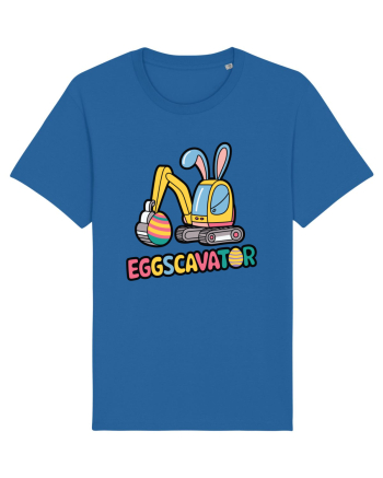 Eggscavator | Funny Toy Pun Royal Blue