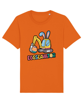 Eggscavator | Funny Toy Pun Bright Orange