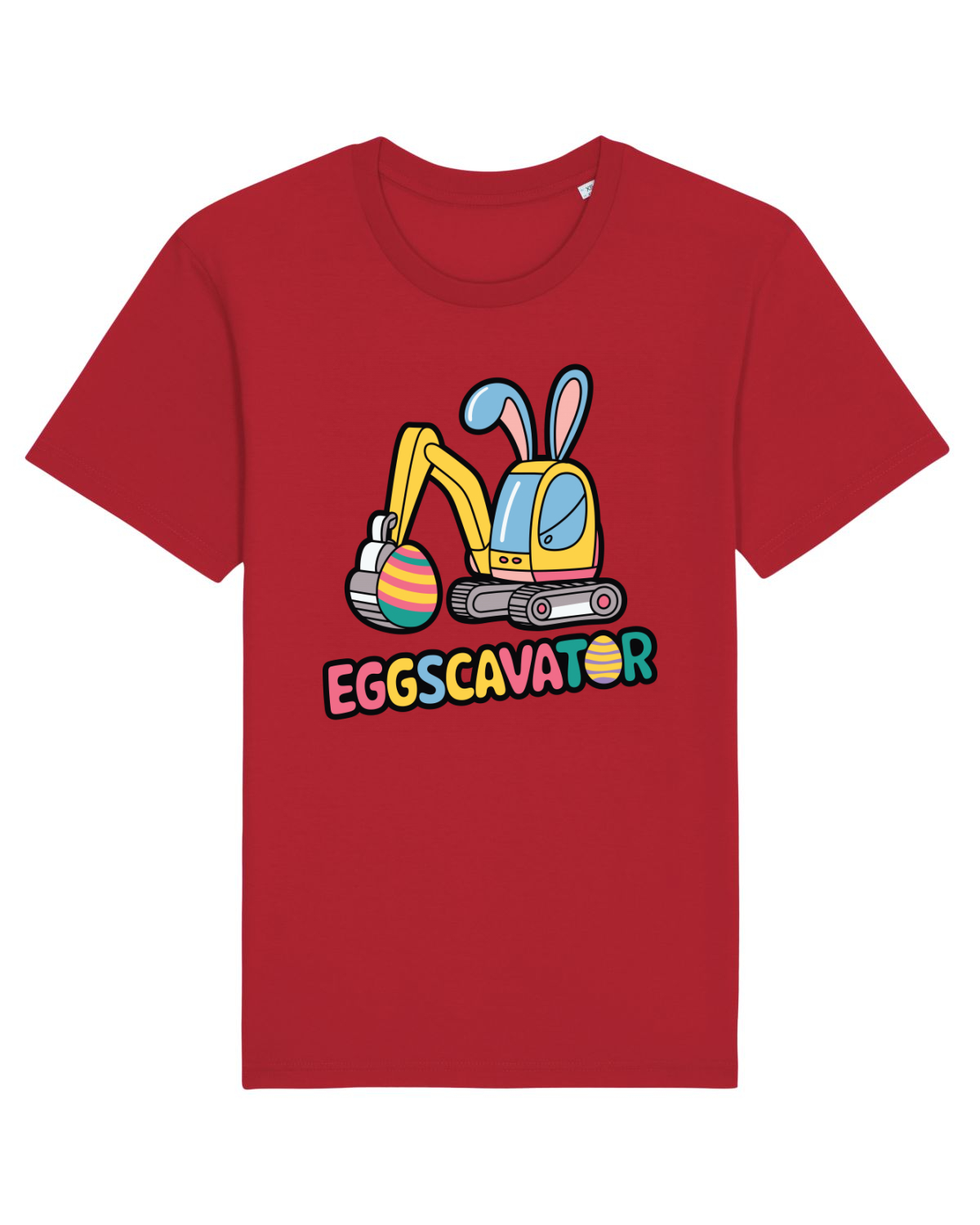 Tricou mânecă scurtă Unisex Rocker Red