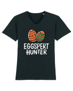 Eggspert Hunter | Happy Easter! Tricou mânecă scurtă guler V Bărbat Presenter