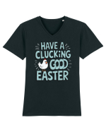 Have A Clucking Good Easter Tricou mânecă scurtă guler V Bărbat Presenter
