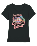 Have An Eggcellent Easter Tricou mânecă scurtă guler larg fitted Damă Expresser