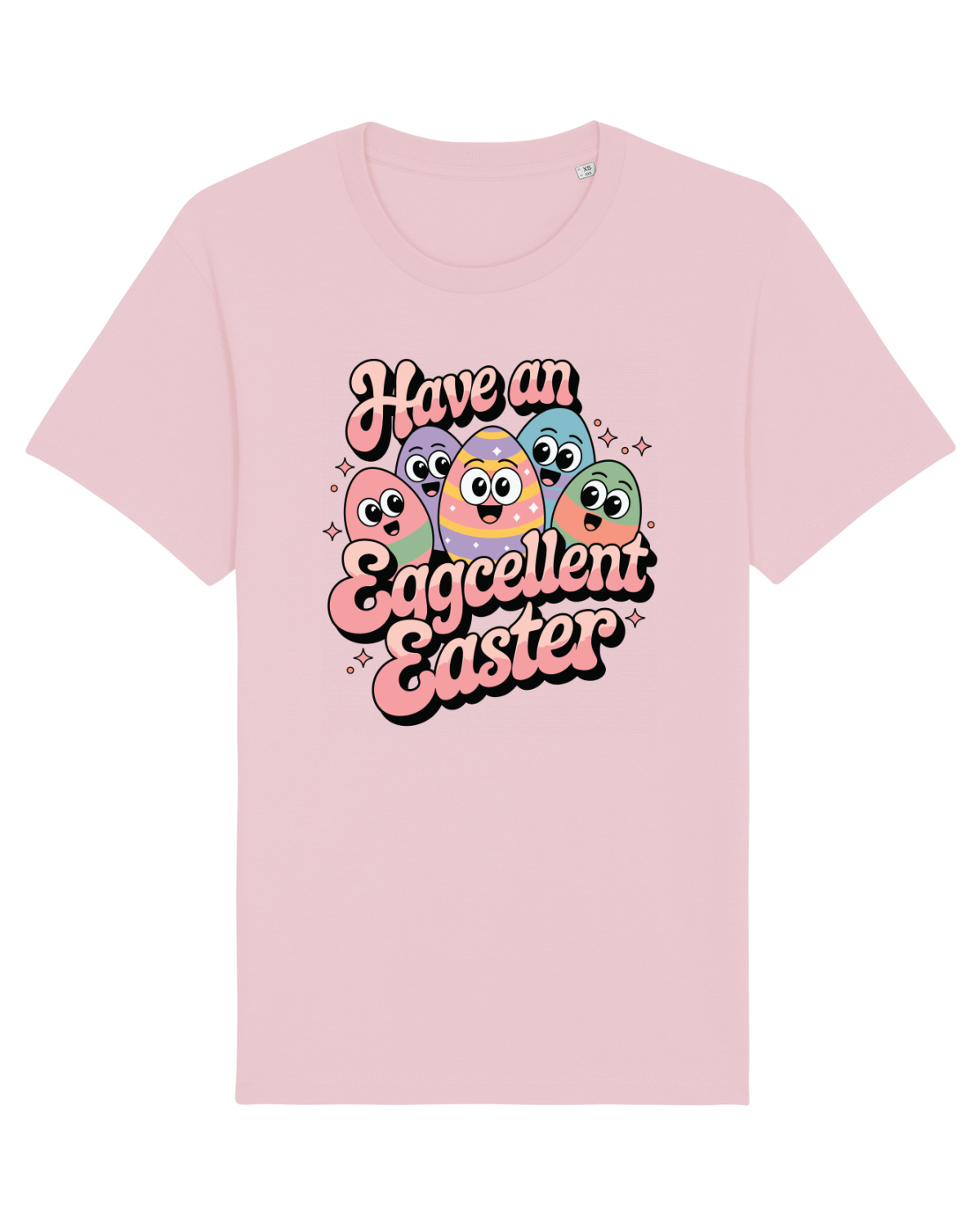 Tricou mânecă scurtă Unisex Rocker Cotton Pink