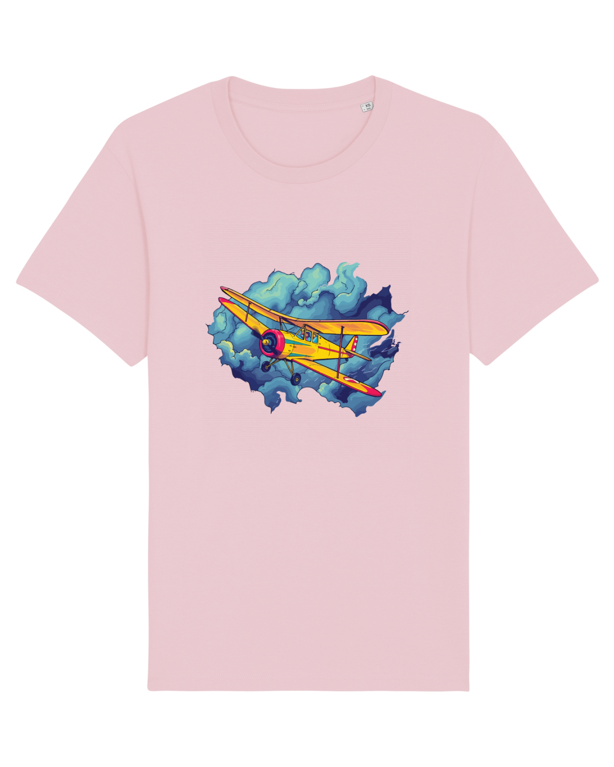 Tricou mânecă scurtă Unisex Rocker Cotton Pink