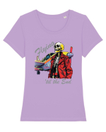 Vintage Wings - Flying 'til the end - grey BLTP1-03 Tricou mânecă scurtă guler larg fitted Damă Expresser