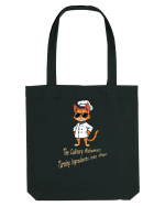 Stylish chef cat, culinary cool Sacoșă textilă
