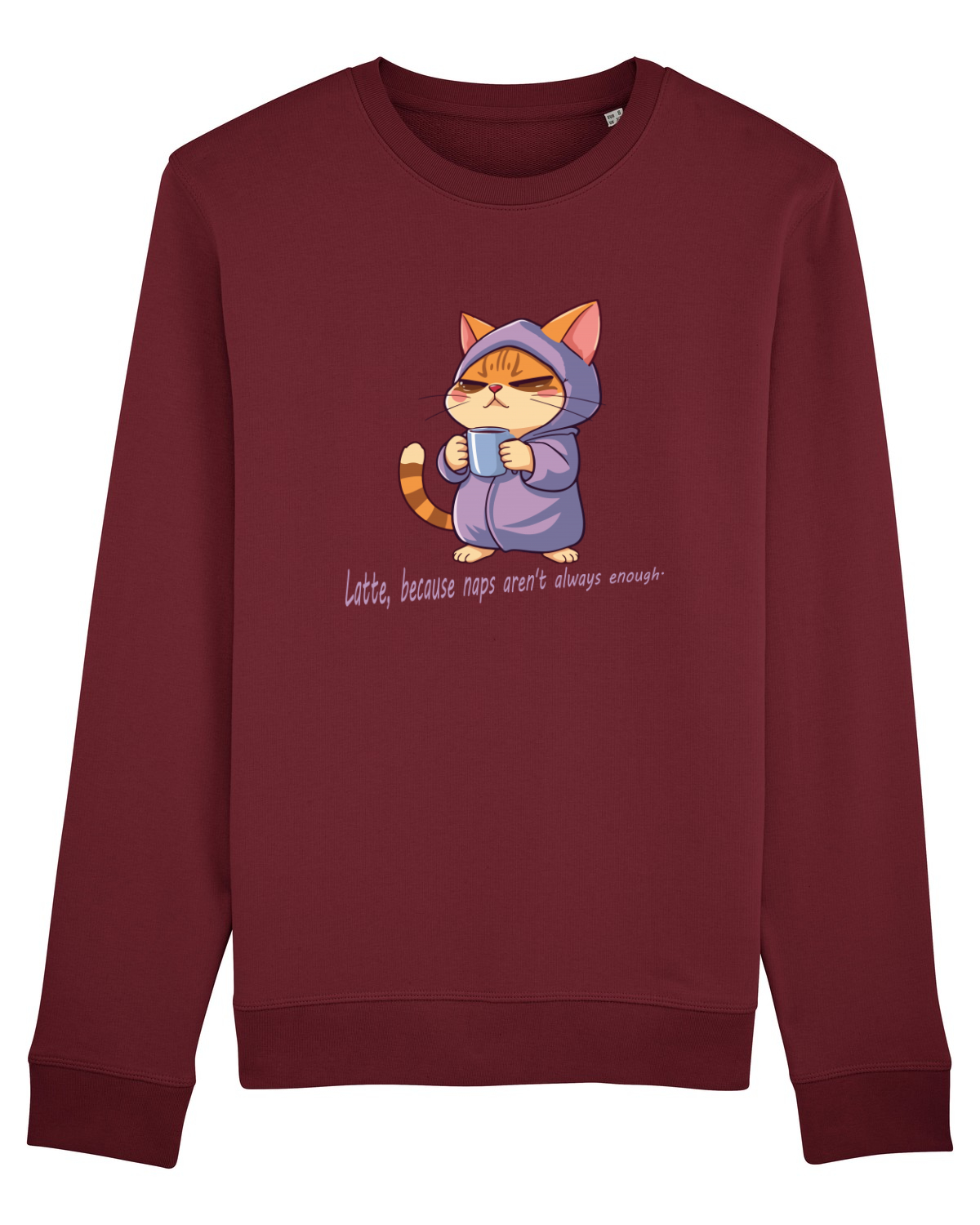 Bluză mânecă lungă Unisex Rise Burgundy