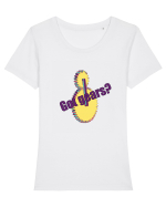 Got gears? Tricou mânecă scurtă guler larg fitted Damă Expresser