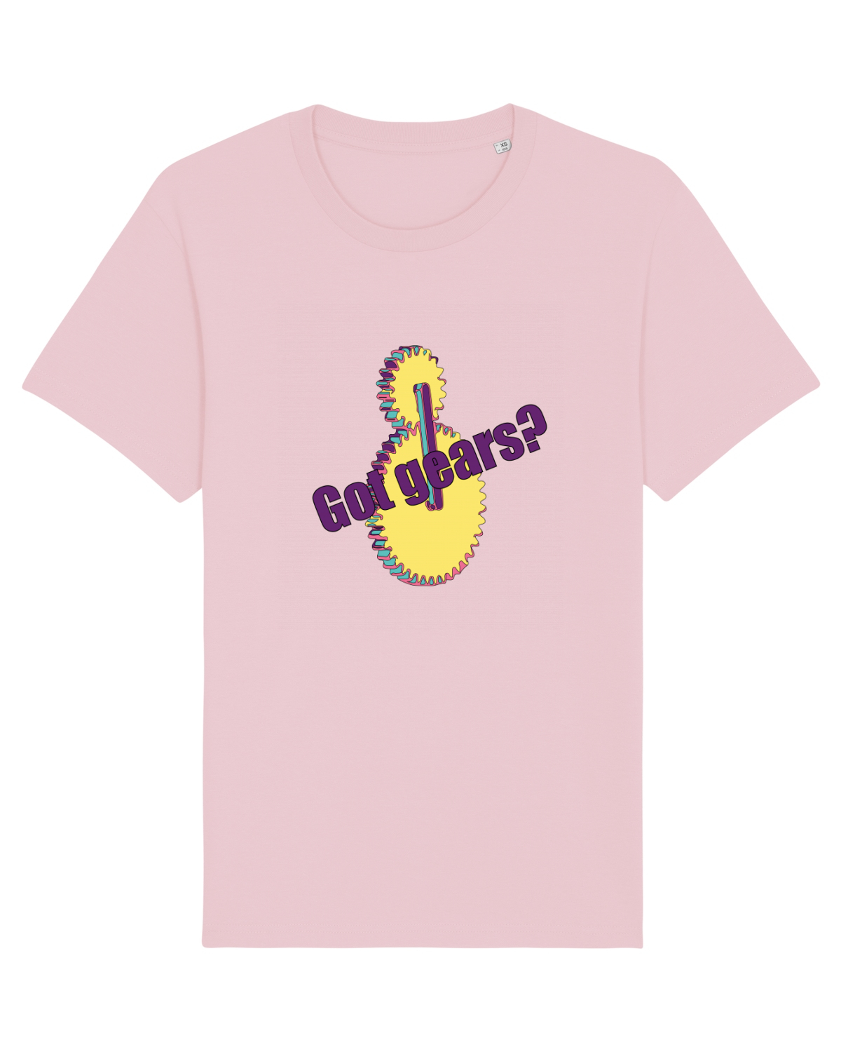 Tricou mânecă scurtă Unisex Rocker Cotton Pink
