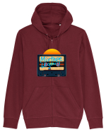 Retro  Mixtape Legend Hanorac cu fermoar Unisex Connector