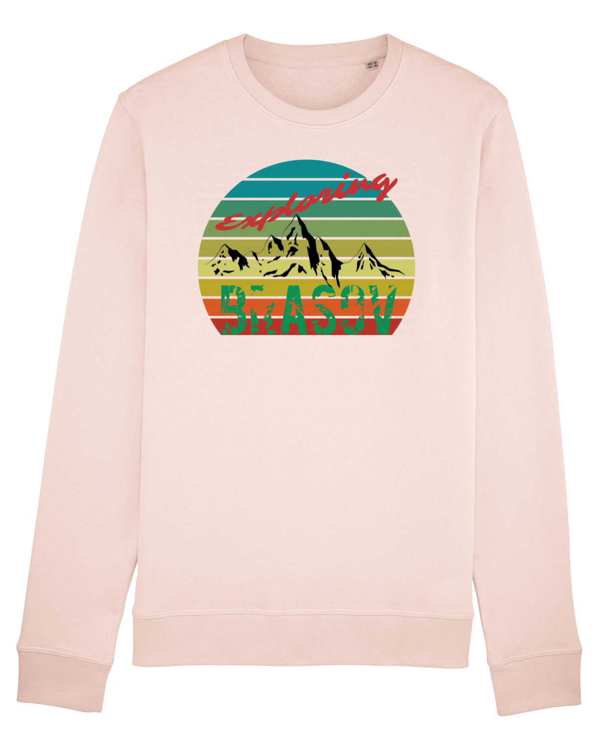 Bluză mânecă lungă Unisex Rise Candy Pink