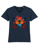 Butterfly wings and colors BLTB1-02 Tricou mânecă scurtă guler V Bărbat Presenter