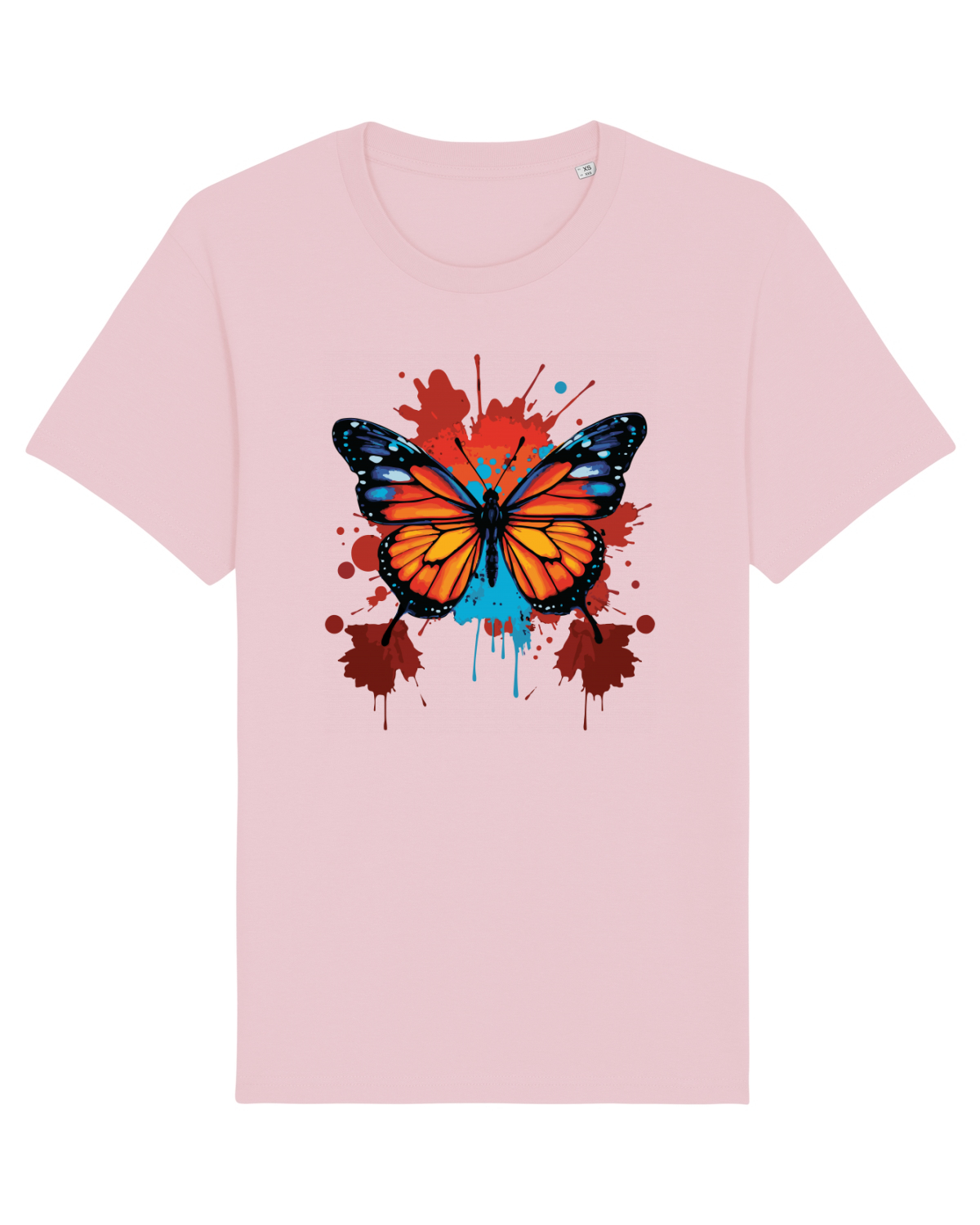 Tricou mânecă scurtă Unisex Rocker Cotton Pink