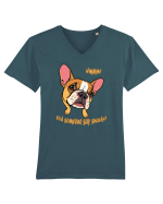 Did someone say snacks? Tricou mânecă scurtă guler V Bărbat Presenter