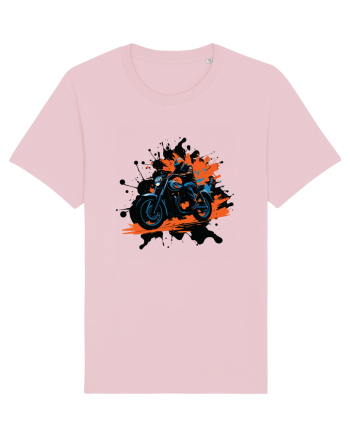 Vintage Wheels - Motorcycle Riding BLTM11-02 Cotton Pink