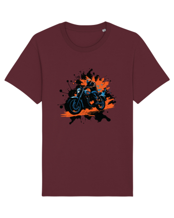 Vintage Wheels - Motorcycle Riding BLTM11-02 Burgundy