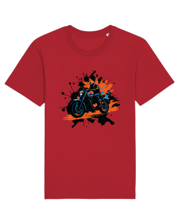 Vintage Wheels - Motorcycle Riding BLTM11-02 Red