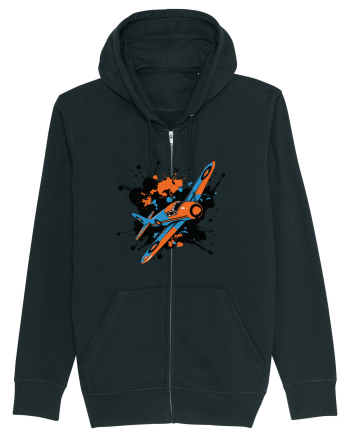 Vintage Wings - Airplane color splash BLTP15-02 Black