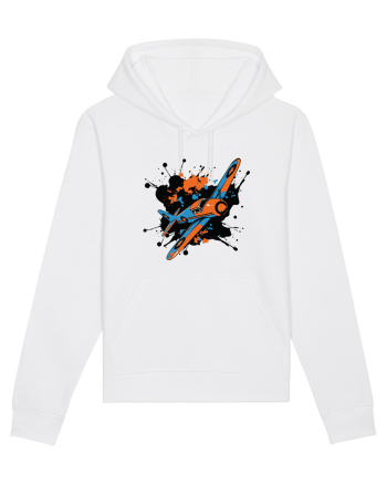 Vintage Wings - Airplane color splash BLTP15-02 White