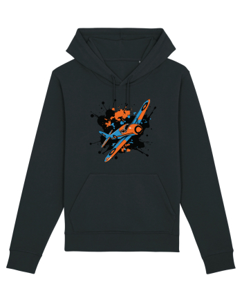 Vintage Wings - Airplane color splash BLTP15-02 Black