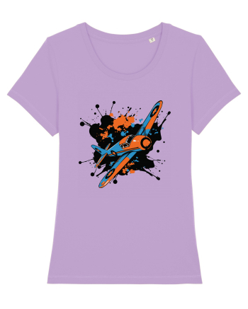 Vintage Wings - Airplane color splash BLTP15-02 Lavender Dawn