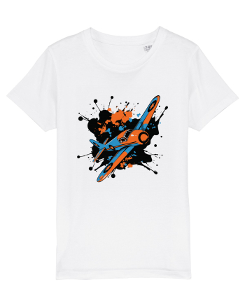 Vintage Wings - Airplane color splash BLTP15-02 White