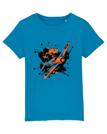 Vintage Wings - Airplane color splash BLTP15-02 Azur