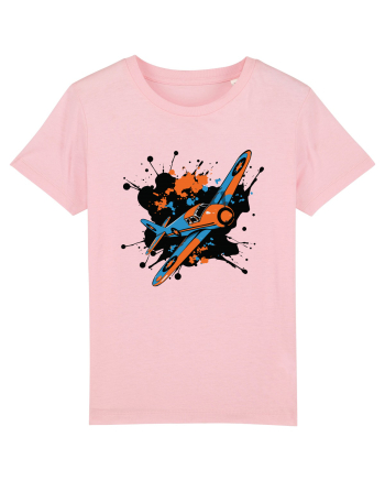 Vintage Wings - Airplane color splash BLTP15-02 Cotton Pink