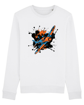 Vintage Wings - Airplane color splash BLTP15-02 White