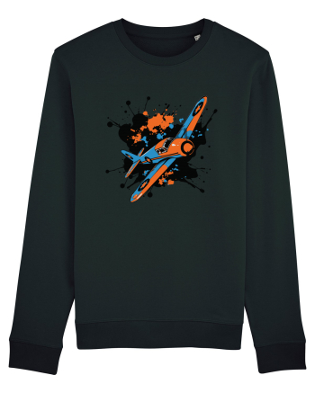 Vintage Wings - Airplane color splash BLTP15-02 Black