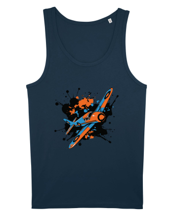 Vintage Wings - Airplane color splash BLTP15-02 Navy